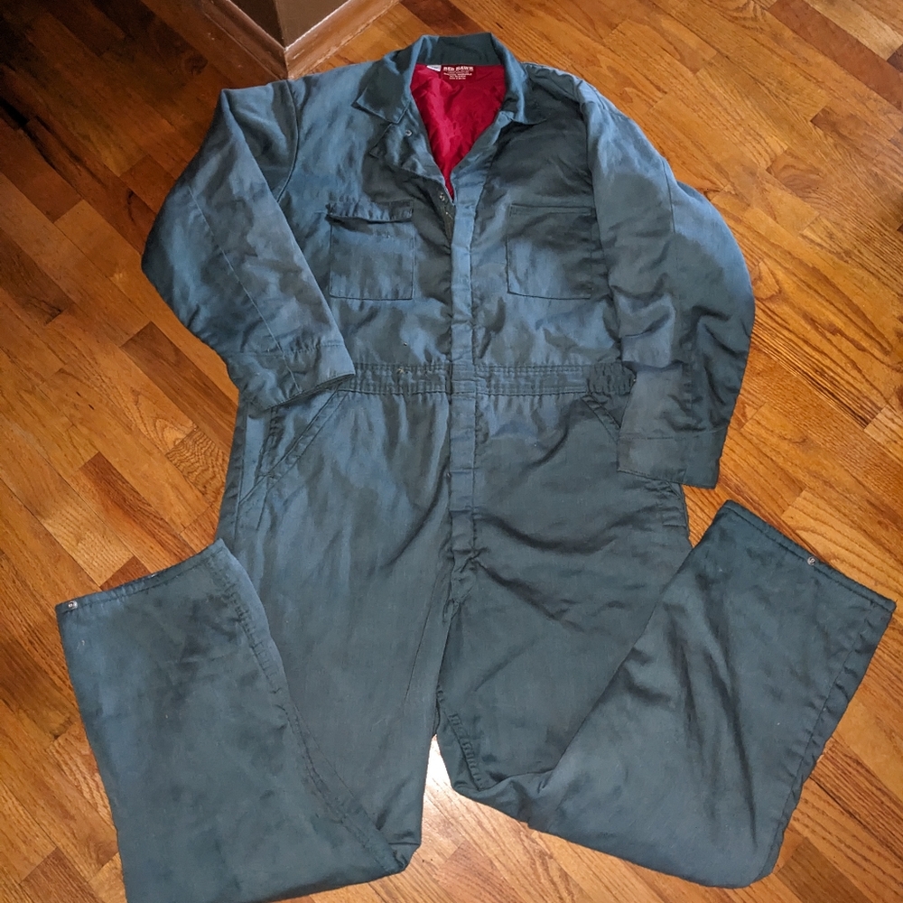 Vintage Red Hawk Coveralls
